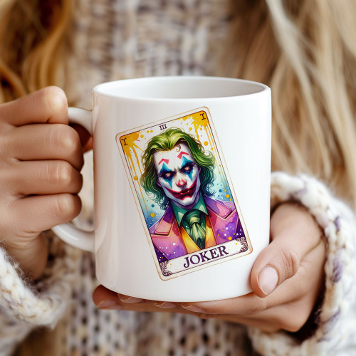 “Joker Card” Ceramic Mug – For Those Who Sip Coffee, Laugh at the Madness & Live for a Bit of Chaos